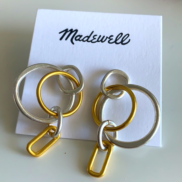 Madewell Hoop Chain Earrings - Picture 1 of 3